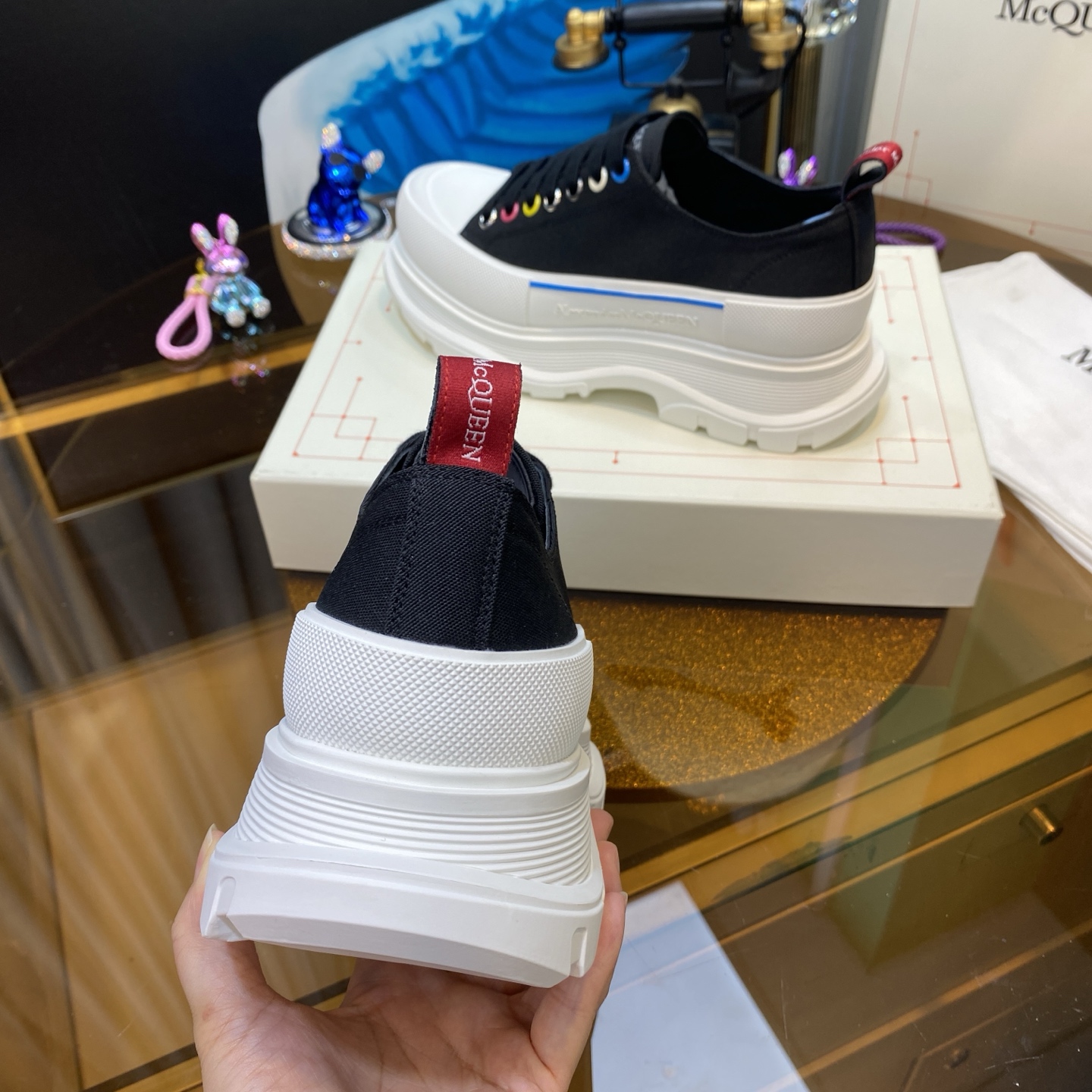 Alexander McQueen Platform Sneakers White