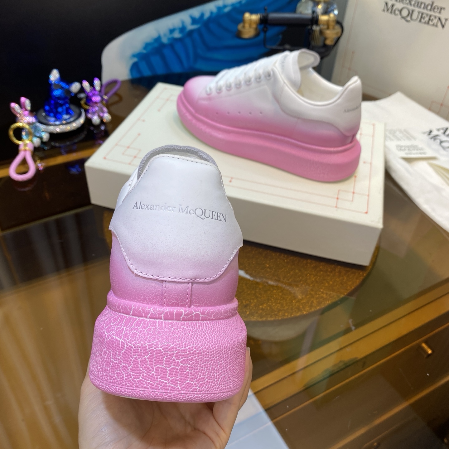 Alexander McQueen Oversized Sneaker Pink