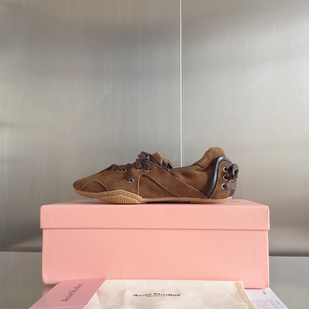 Acne Studios Denim Ballet Sneakers Brown