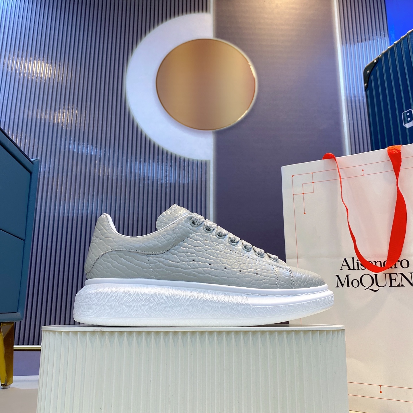 Alexander McQueen Chunky Sneakers Grey