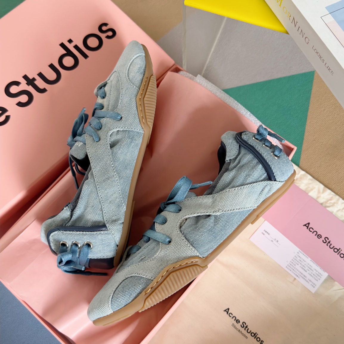 Acne Studios Denim Ballet Sneaker Blue