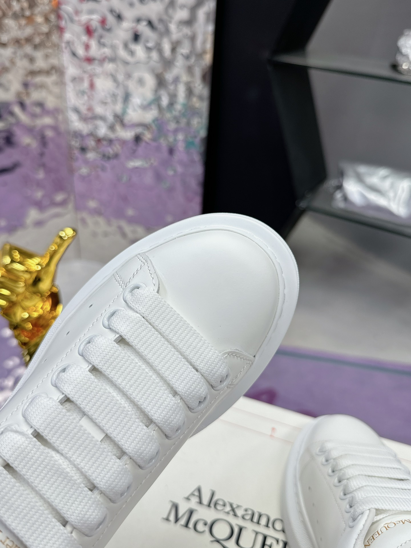 Alexander McQueen Platform Sneakers White