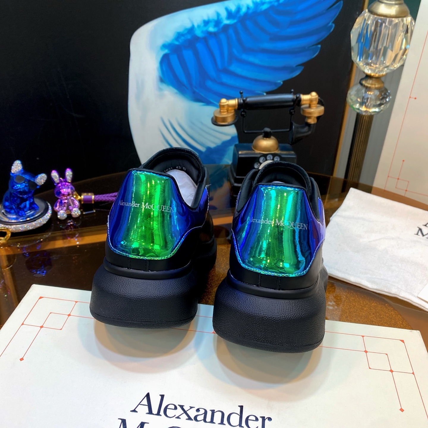 Alexander McQueen Oversized Sneakers Black/Green