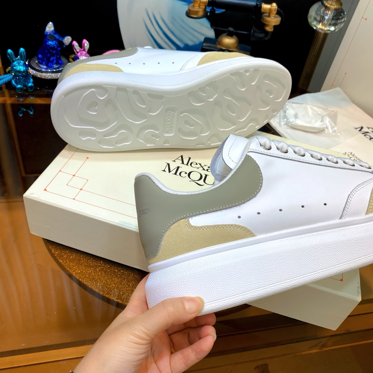 Alexander McQueen Oversized Sneaker White
