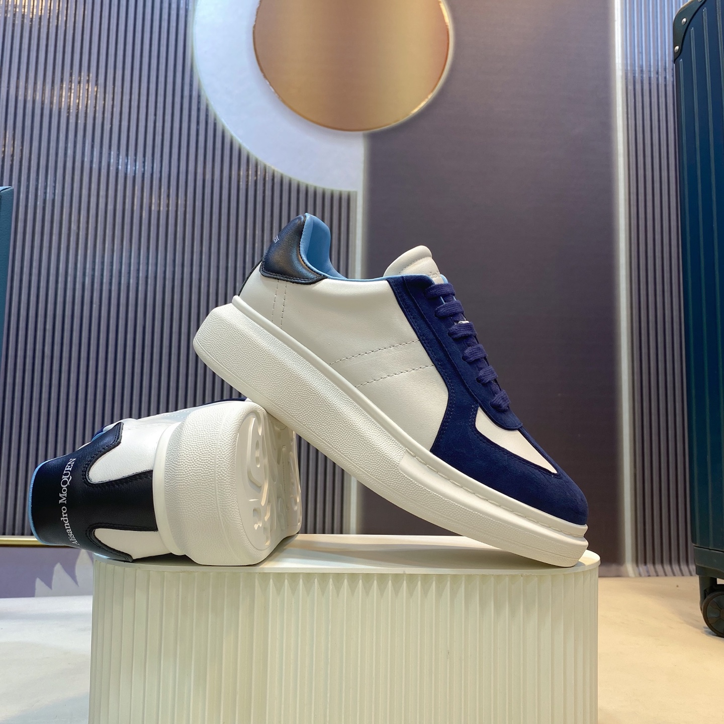 Alexander McQueen Platform Sneaker Blue/White