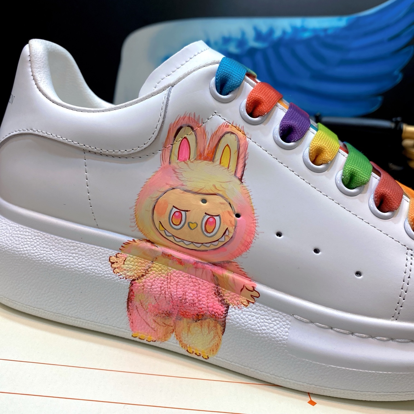 Alexander McQueen Pop Mart Sneaker White