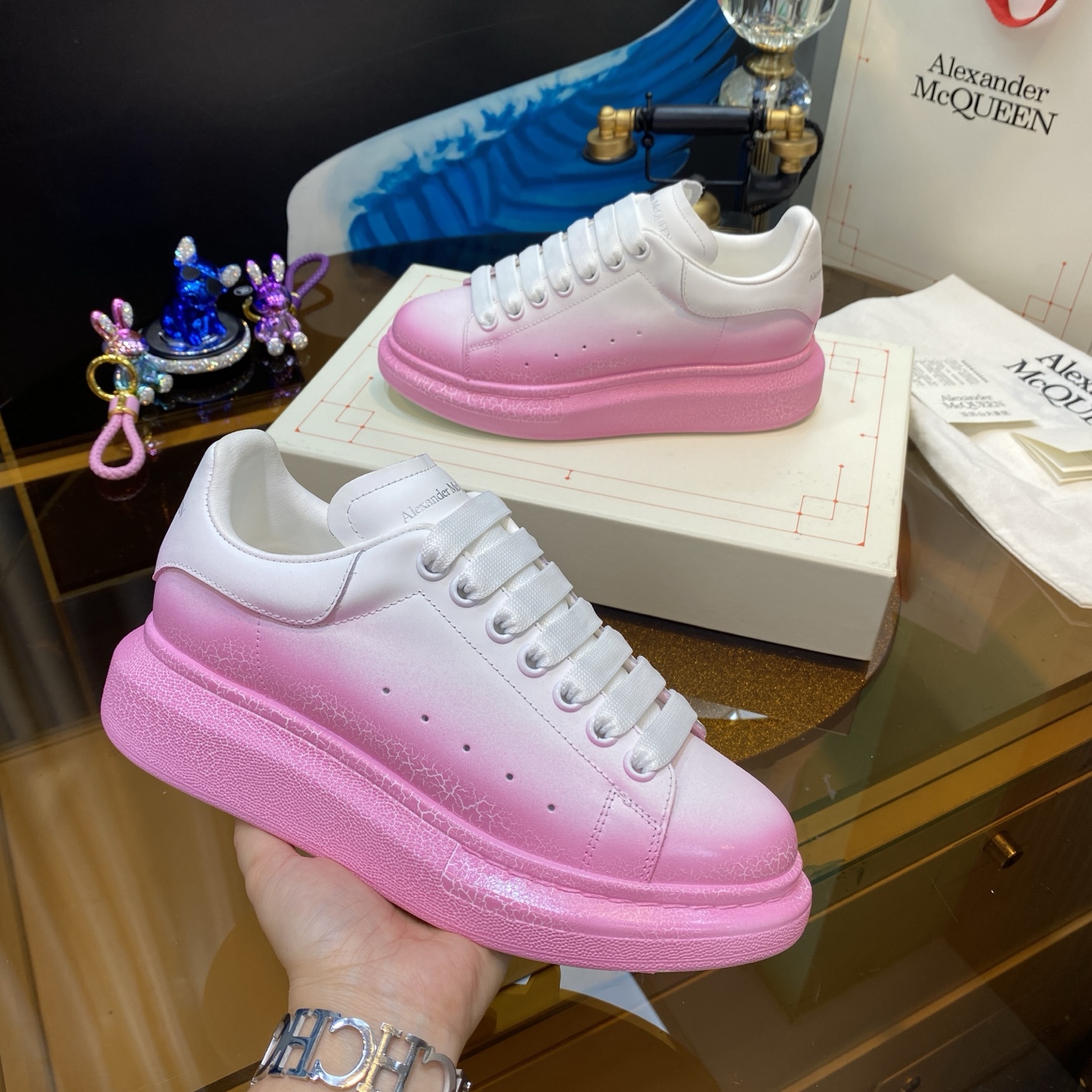 Alexander McQueen Oversized Sneaker Pink