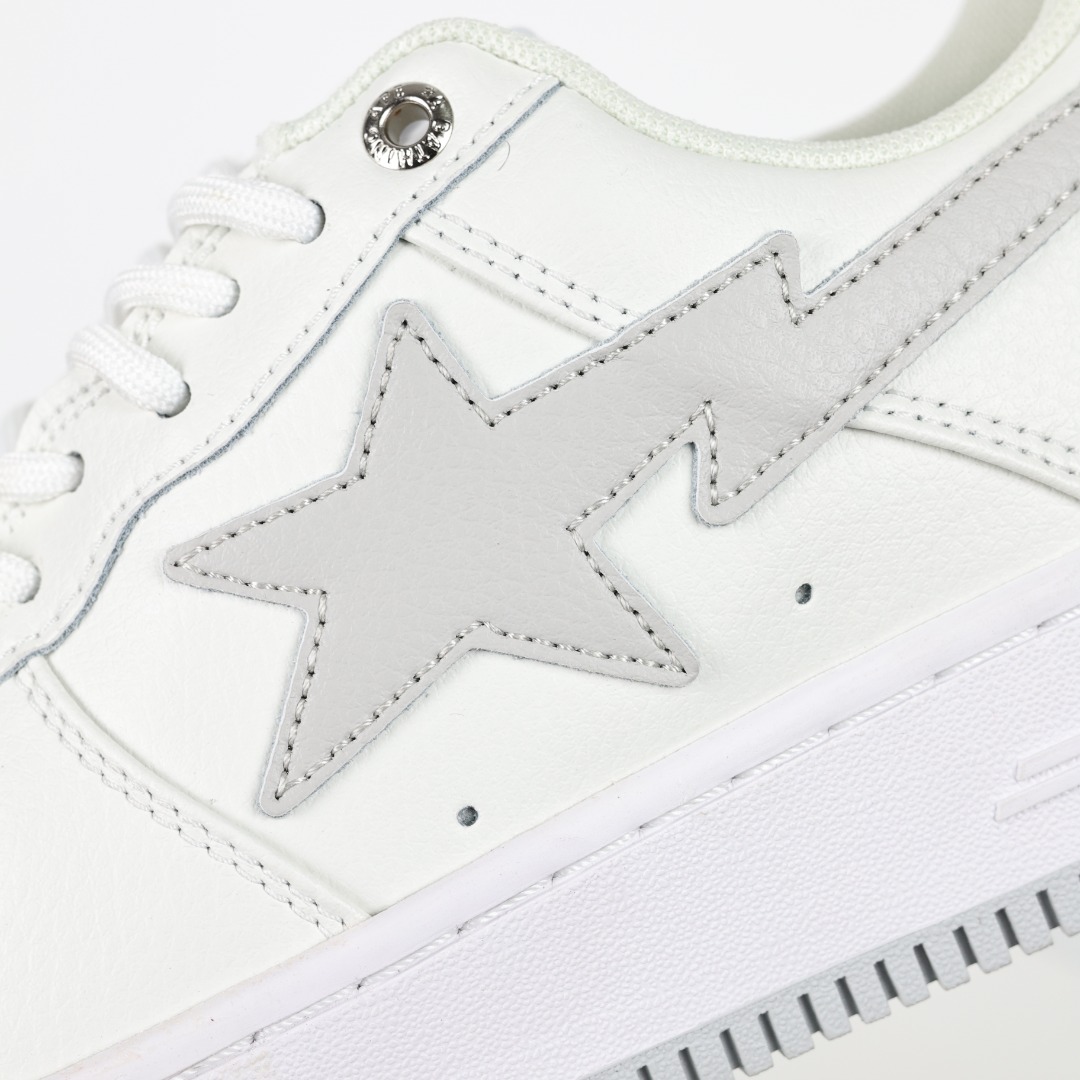 Bape Sta Low-Top Sneakers White/Grey