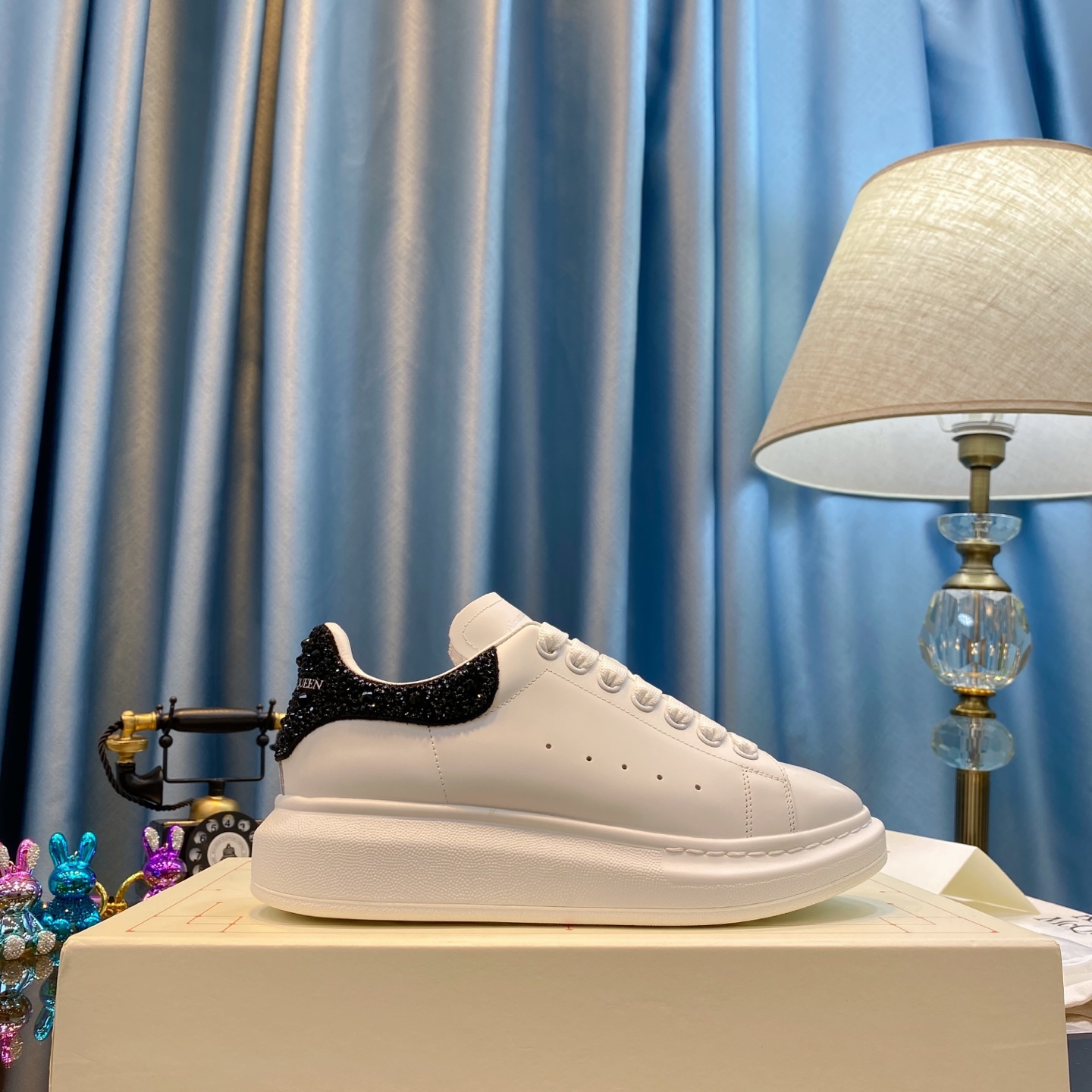 Alexander McQueen Oversized Sneaker White/Black