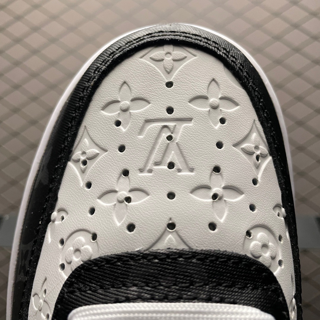 LV x Nike AF1 Low Sneaker Black/White