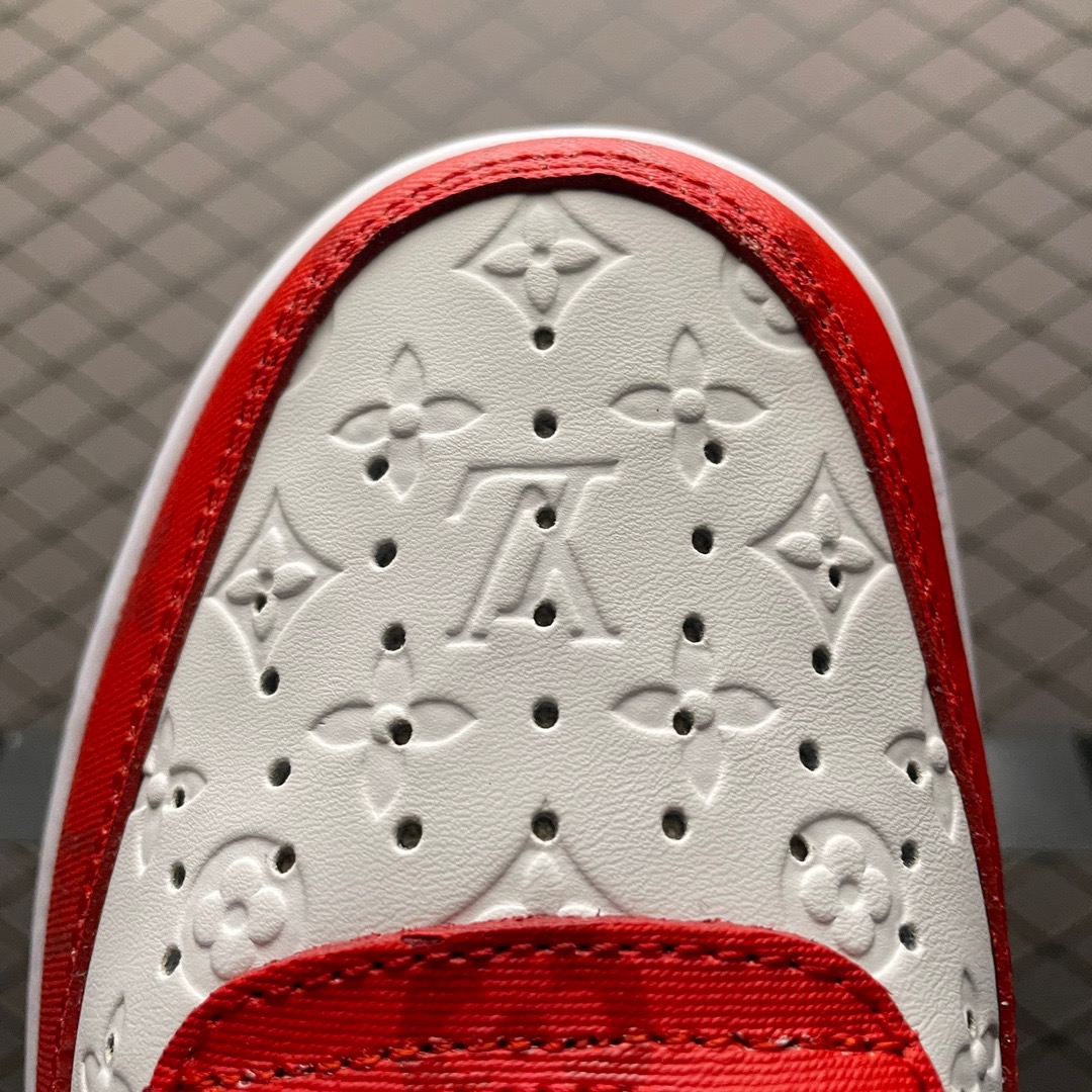 Louis Vuitton x Nike Air Force 1 Low Red