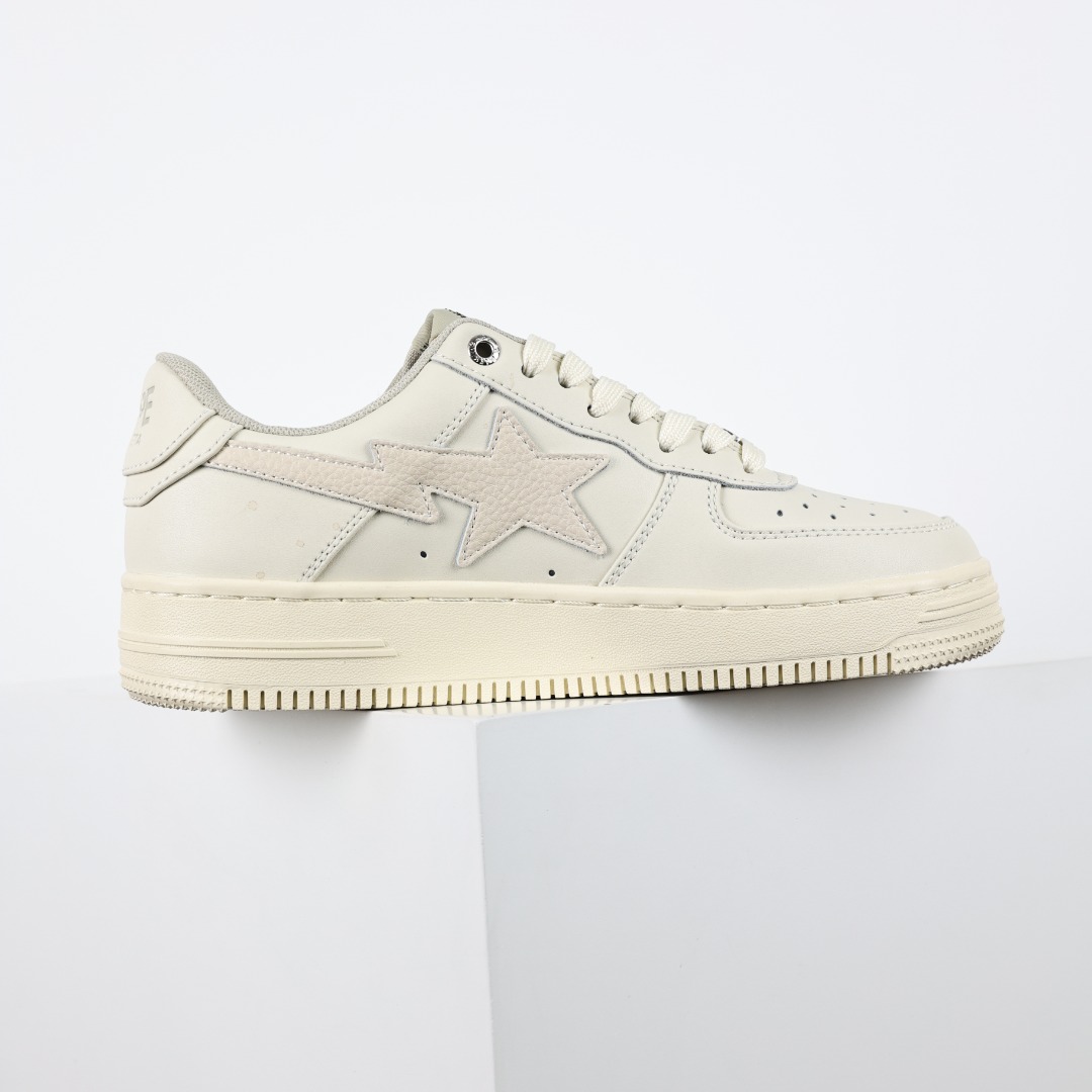 A Bathing Ape BAPE STA Low Sneakers Cream