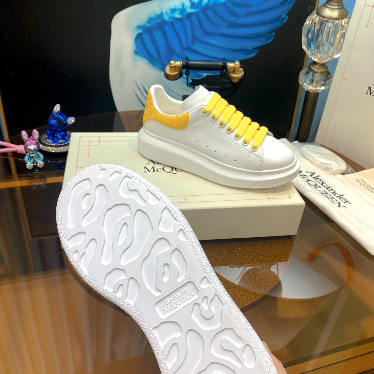 Alexander McQueen Oversized Sneaker Yellow
