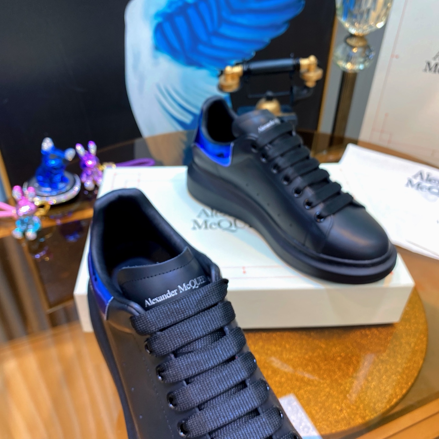Alexander McQueen Oversized Sneakers Black/Green
