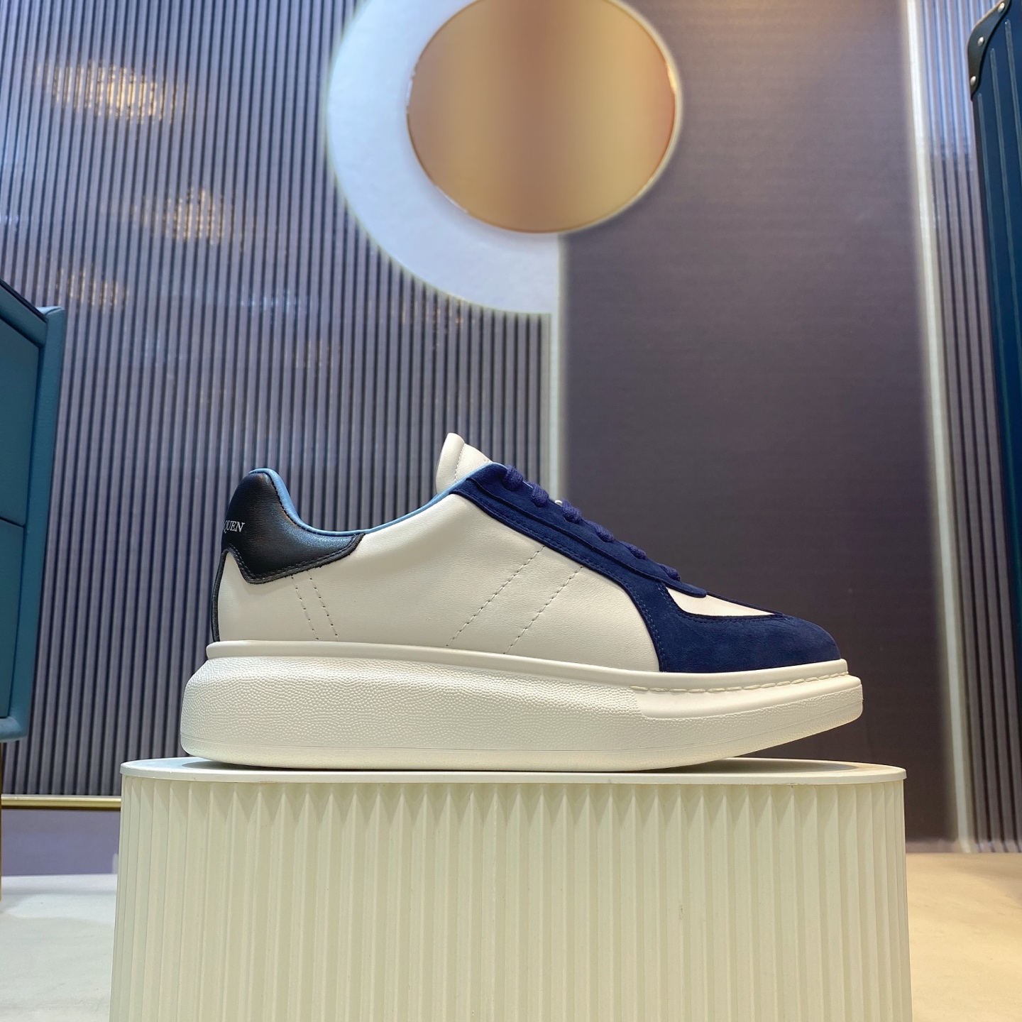 Alexander McQueen Platform Sneaker Blue/White