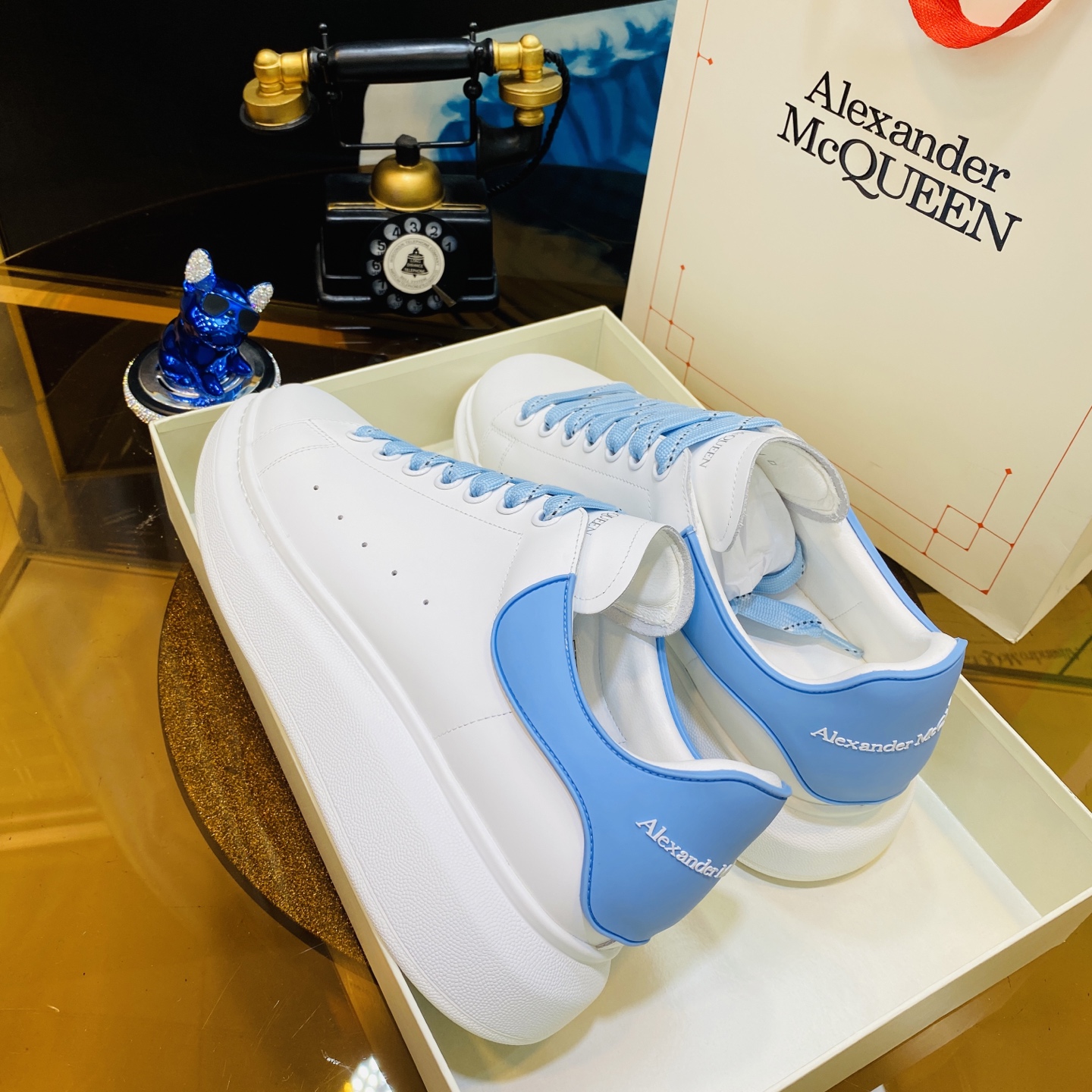 Alexander McQueen Oversized Sneaker Sky Blue