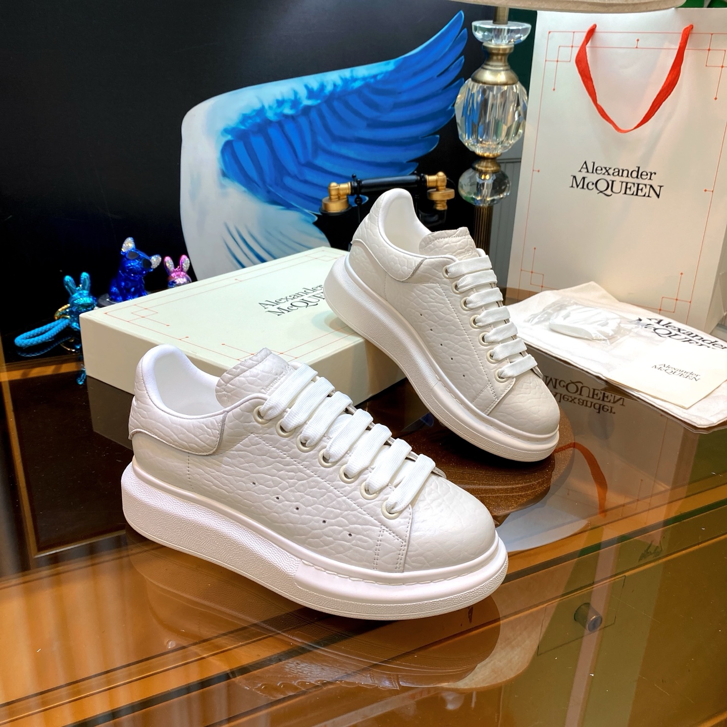 Alexander McQueen Oversized Sneaker White