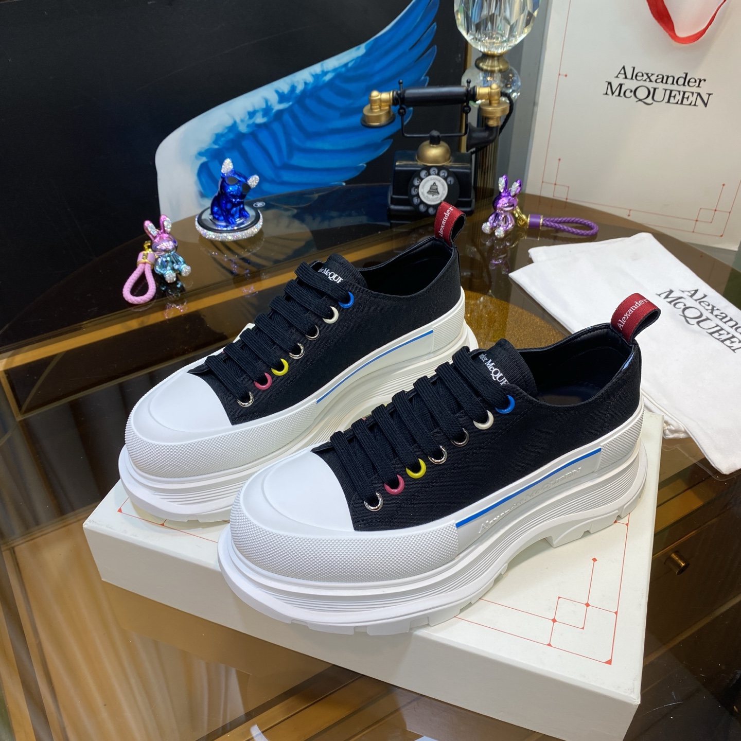 Alexander McQueen Platform Sneakers White