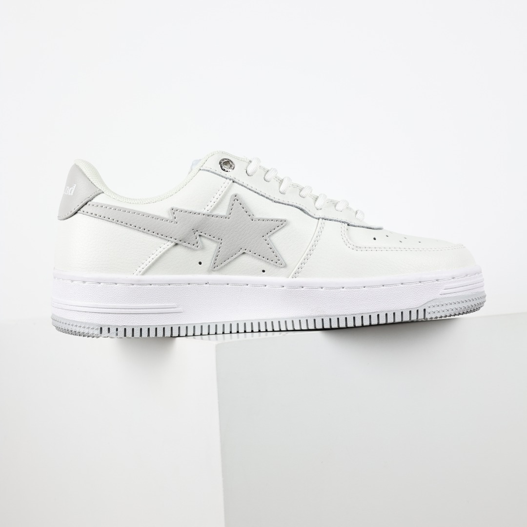 Bape Sta Low-Top Sneakers White/Grey