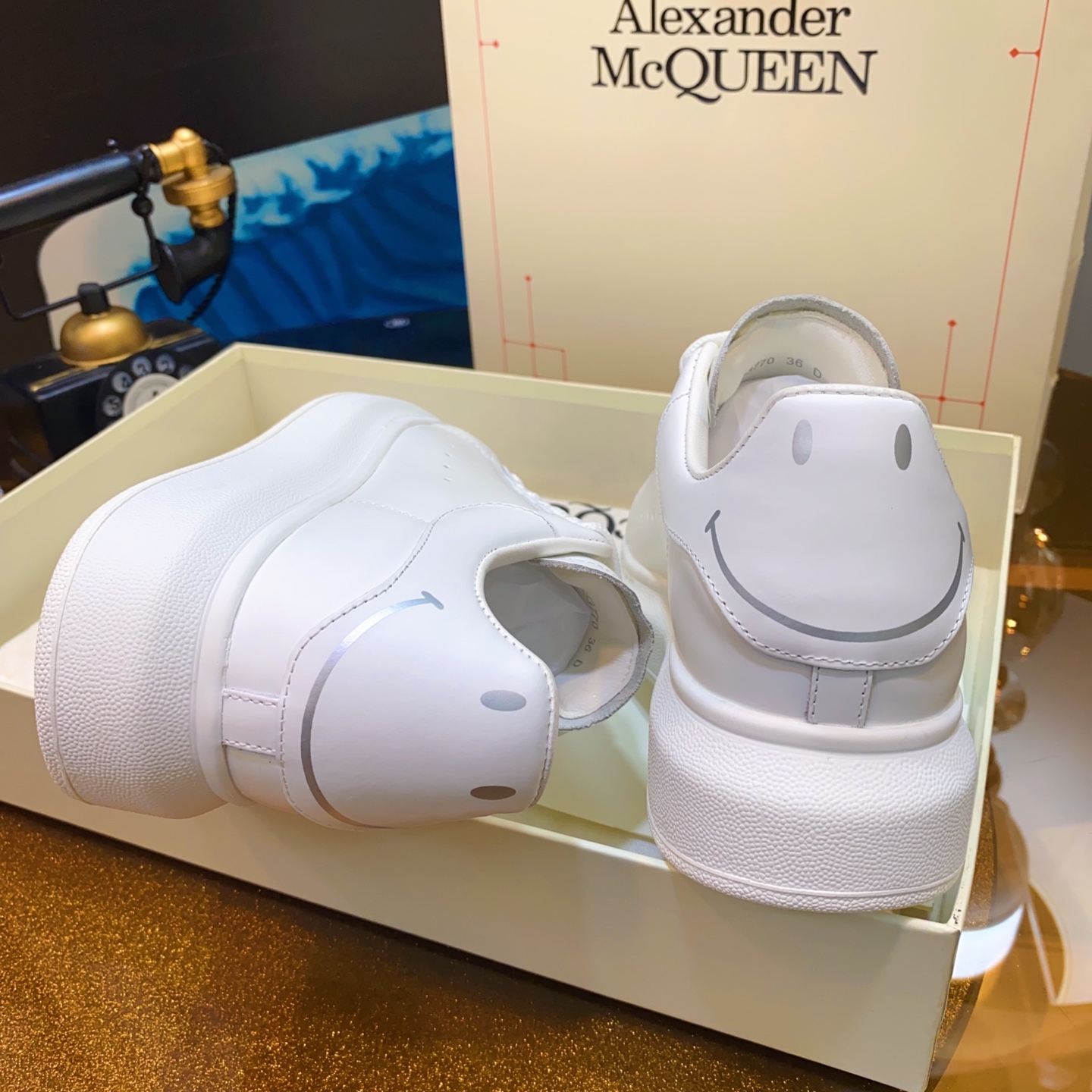 Alexander McQueen Smile Sneaker White