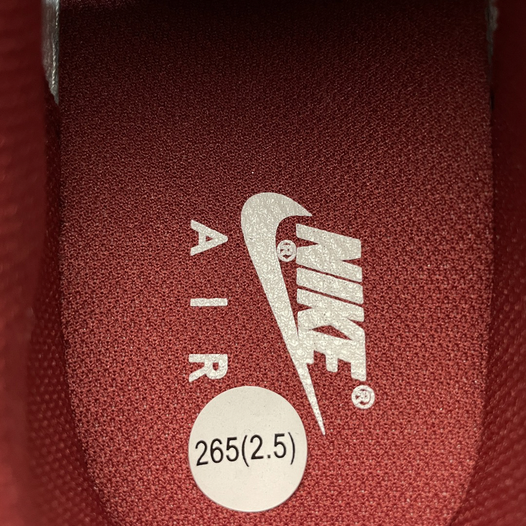 Nike Air Force 1 Low Leather Sneakers White Burgundy