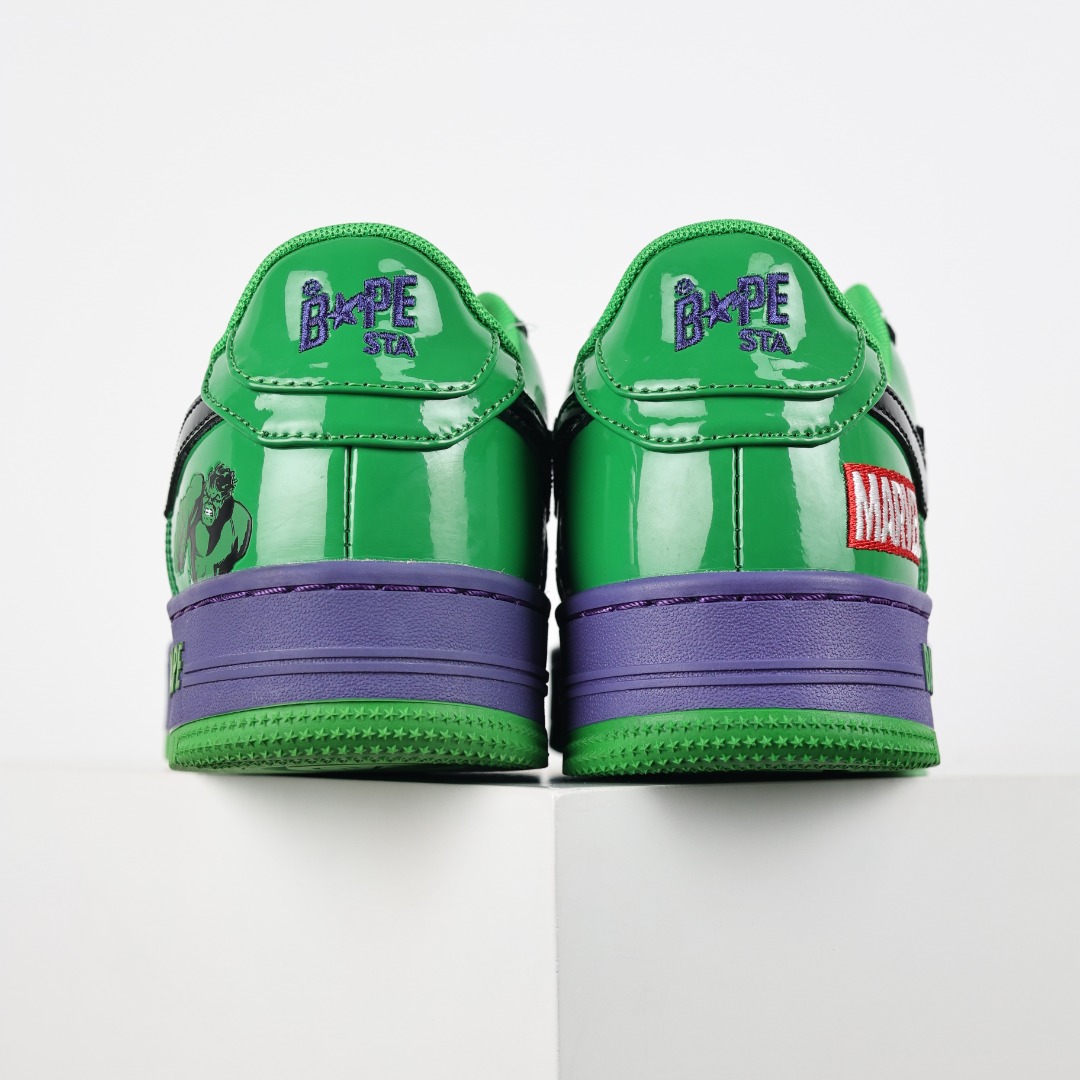 Bape BAPE STA Low Sneakers Green/Purple