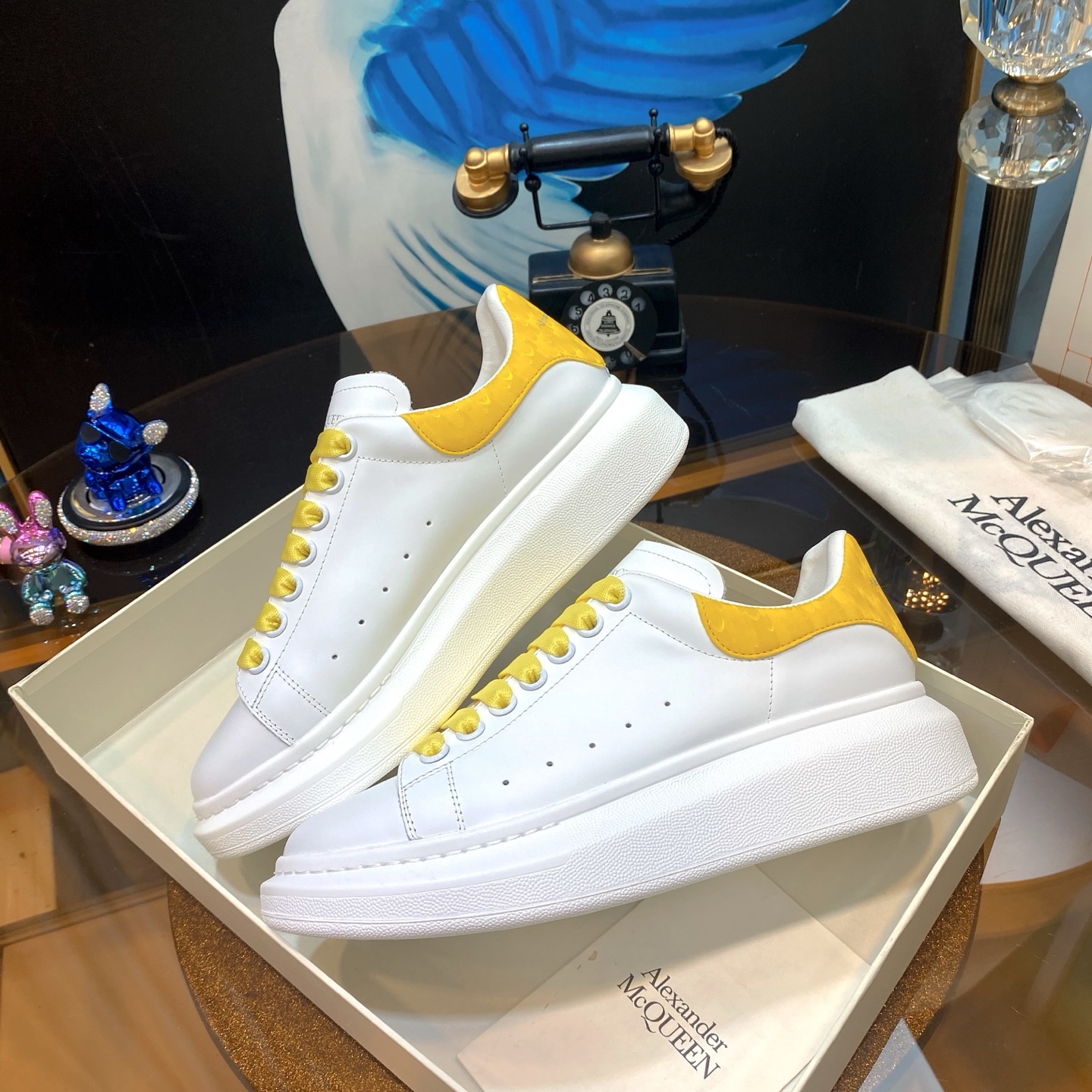 Alexander McQueen Oversized Sneaker Yellow