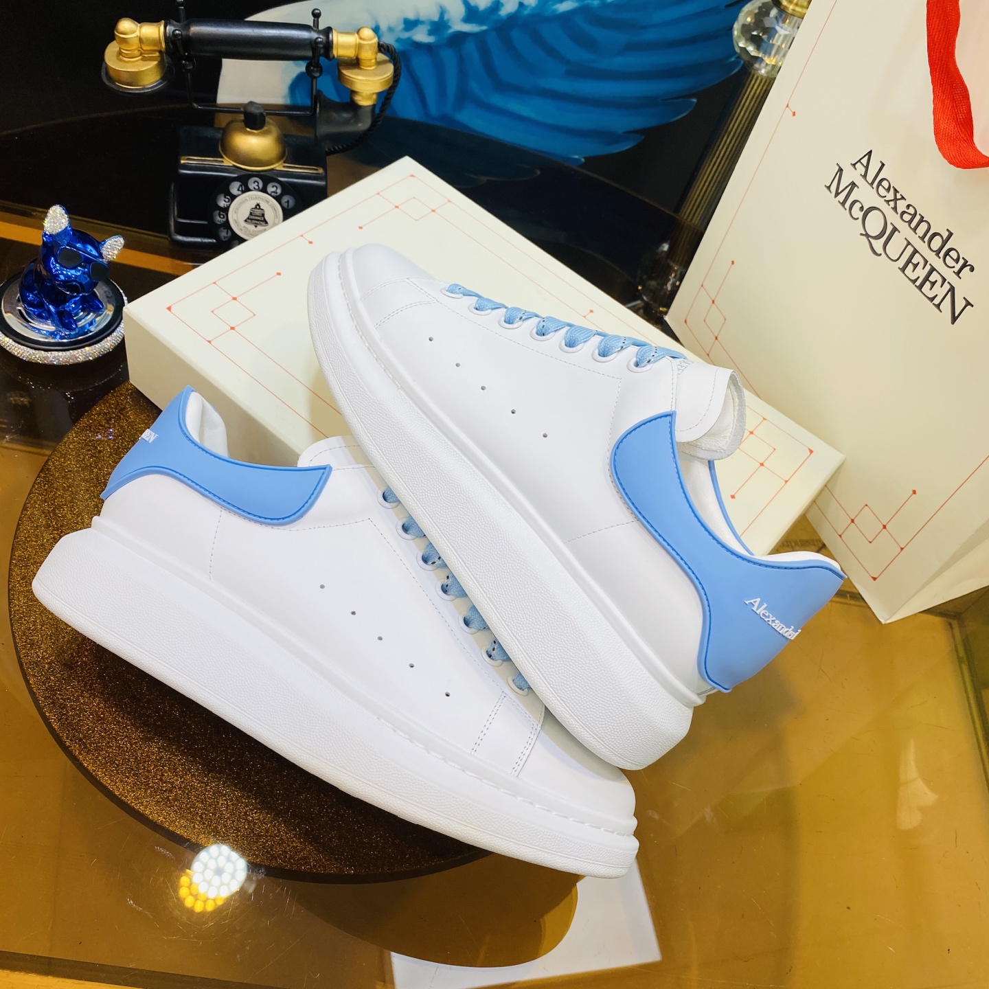Alexander McQueen Oversized Sneaker Sky Blue