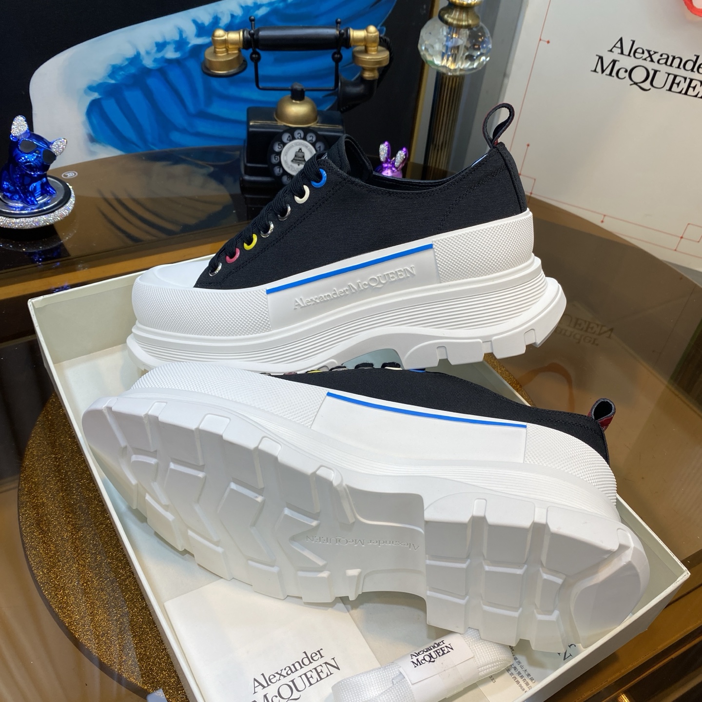 Alexander McQueen Platform Sneakers White