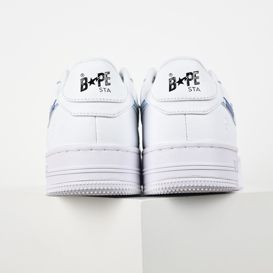 Bape Sta Star Low-Top Sneakers White/Blue