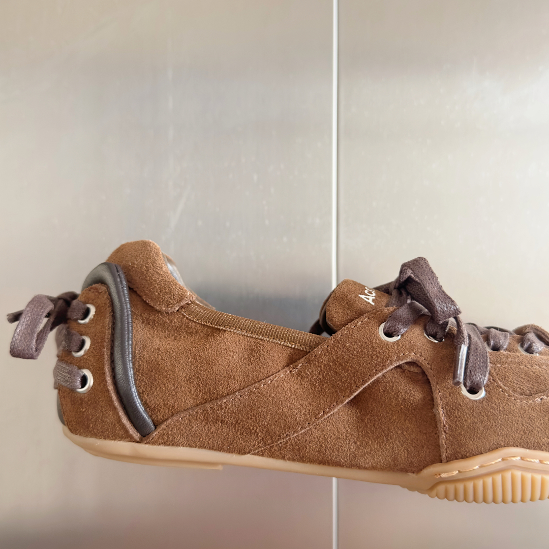 Acne Studios Denim Ballet Sneakers Brown