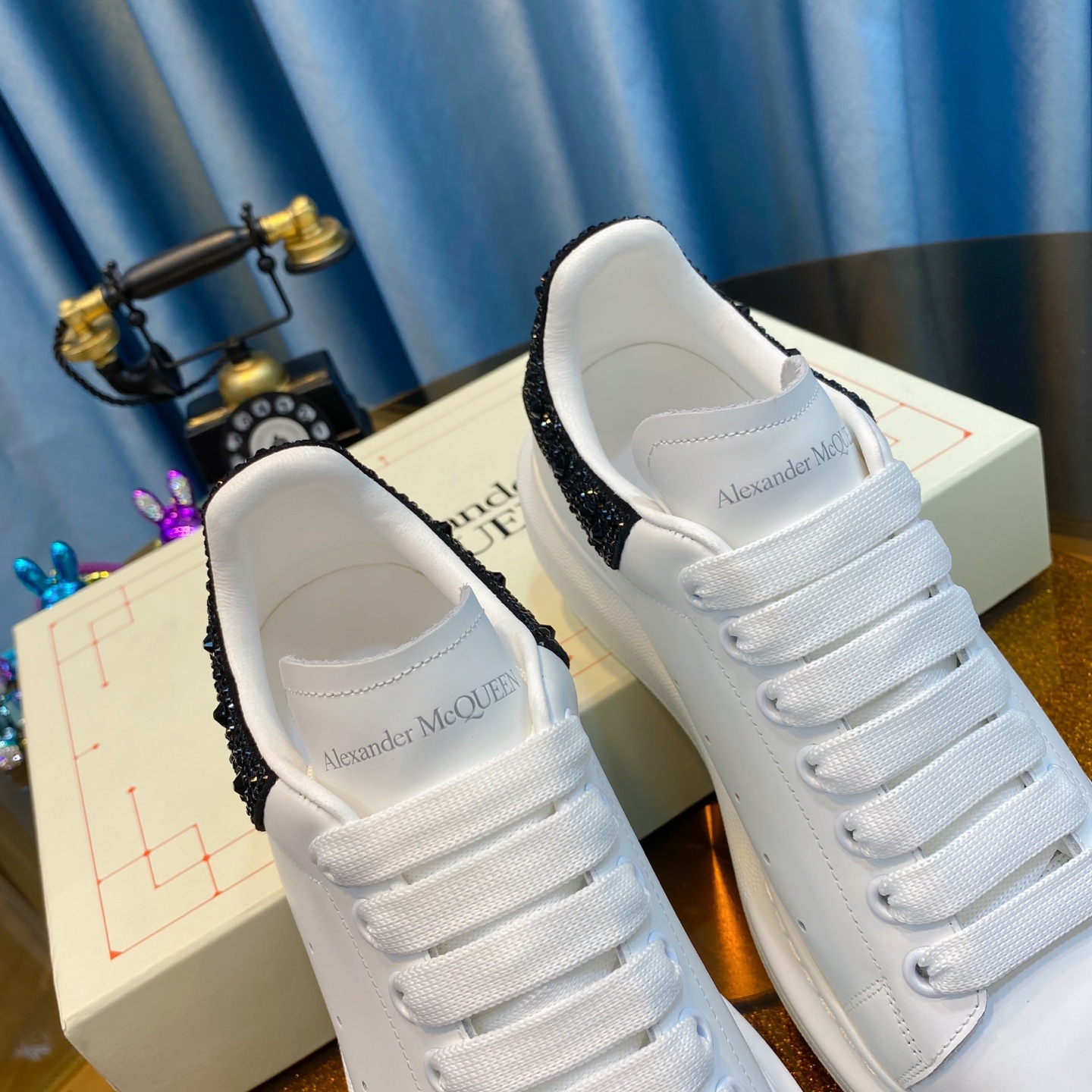 Alexander McQueen Oversized Sneaker White/Black