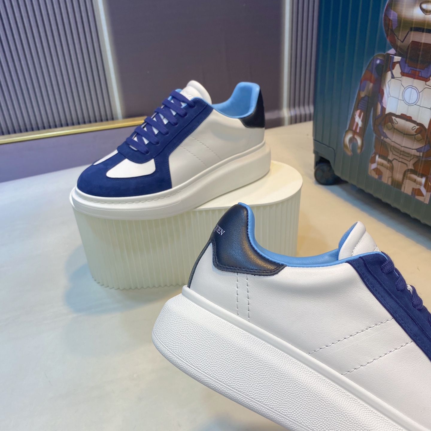Alexander McQueen Platform Sneaker Blue/White