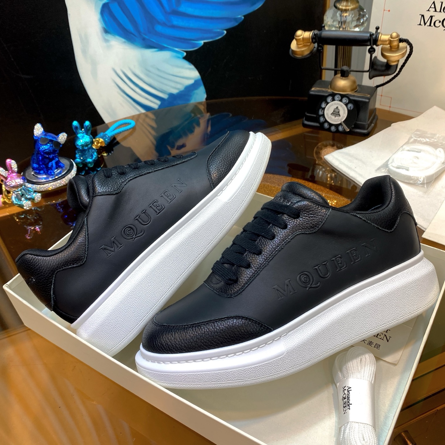 Alexander McQueen Platform Sneakers Black