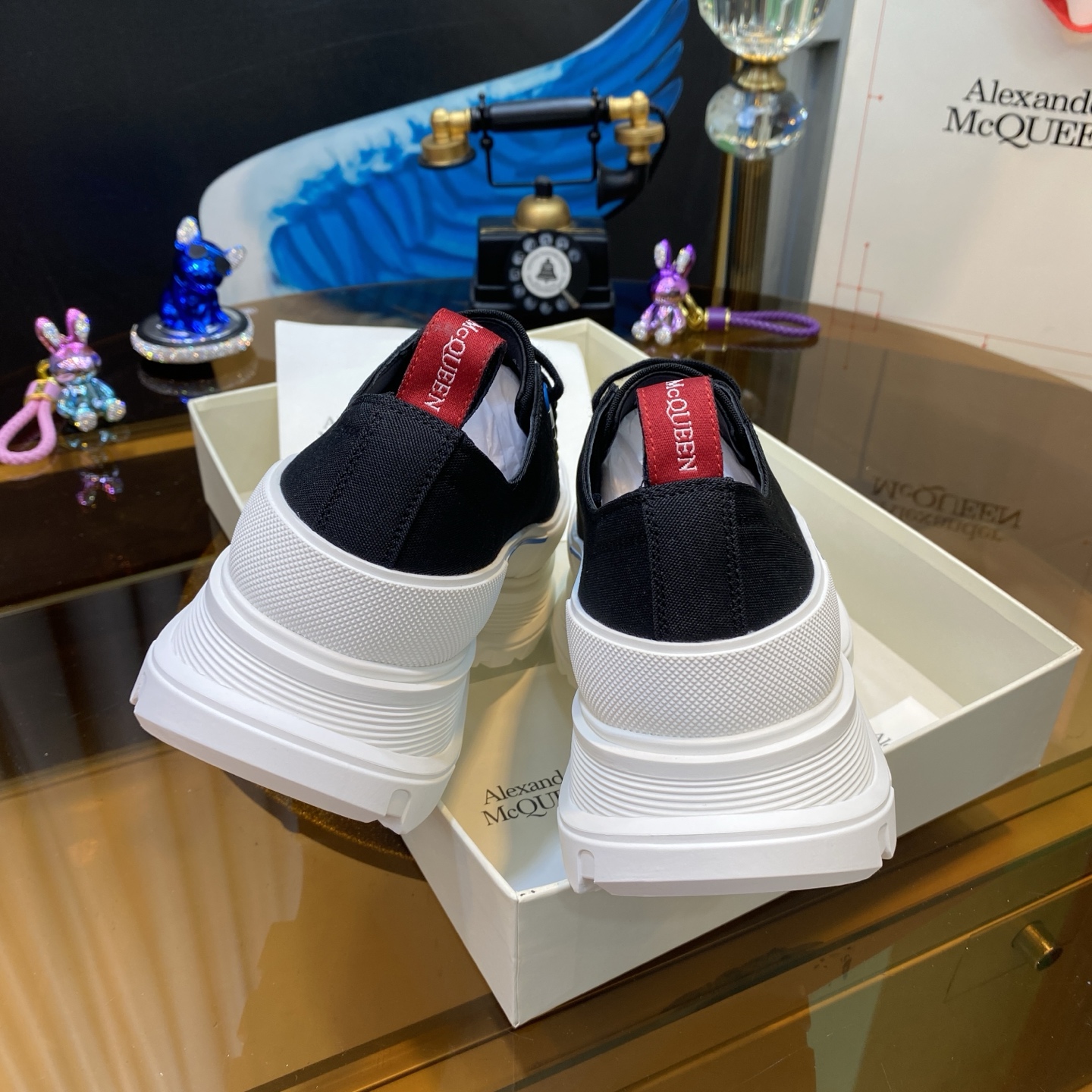 Alexander McQueen Platform Sneakers White