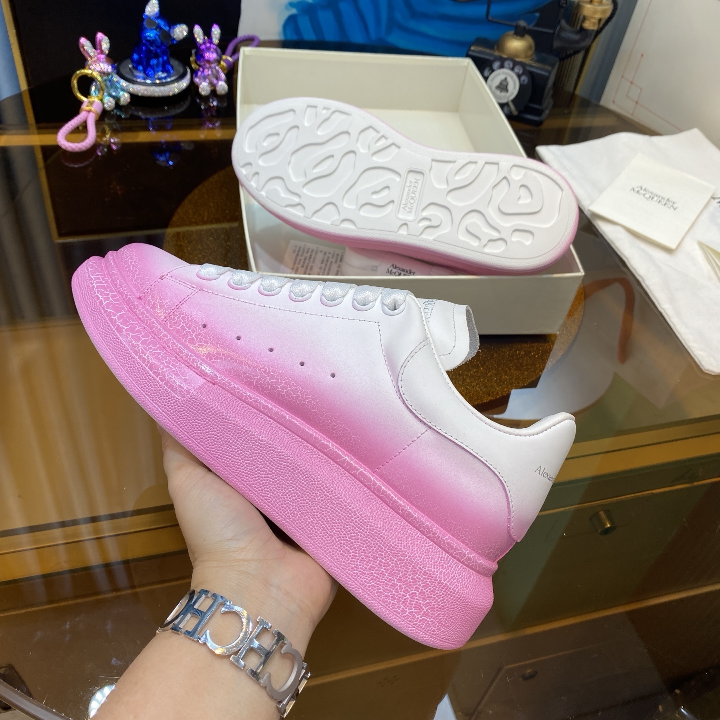 Alexander McQueen Oversized Sneaker Pink