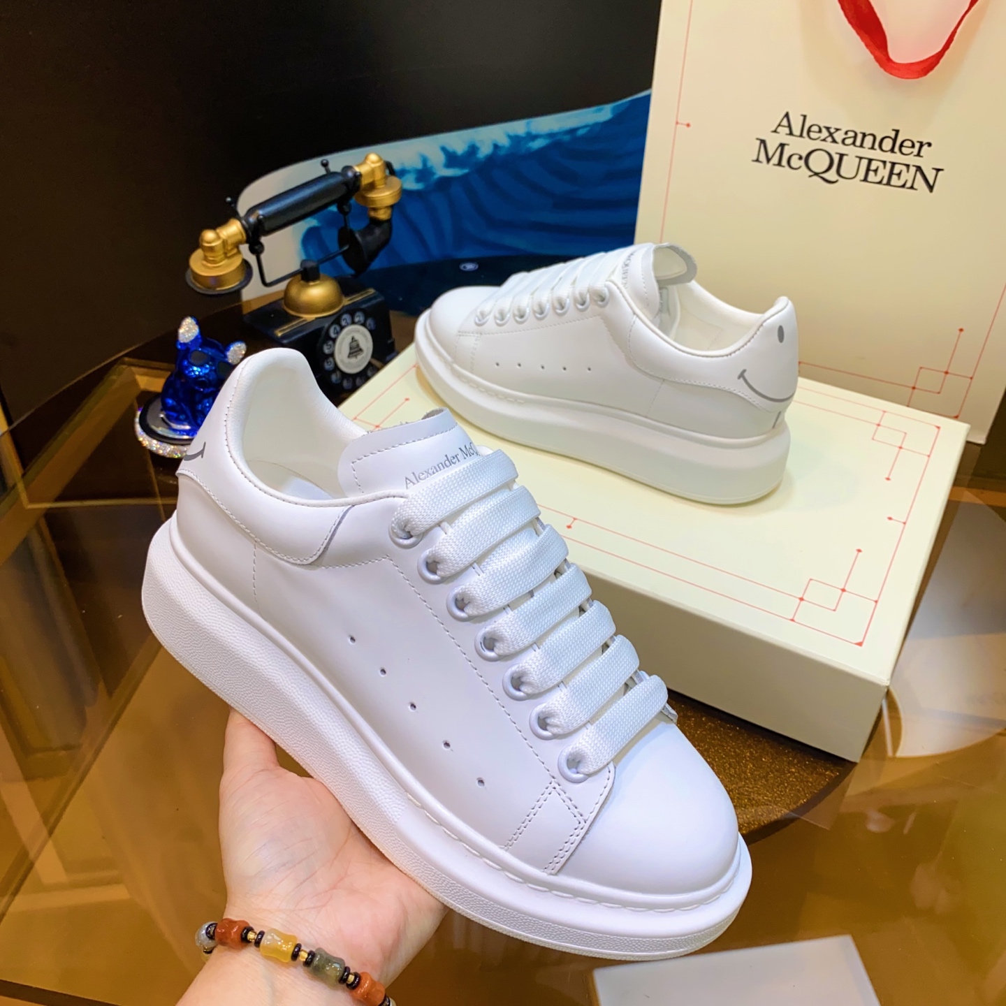 Alexander McQueen Smile Sneaker White