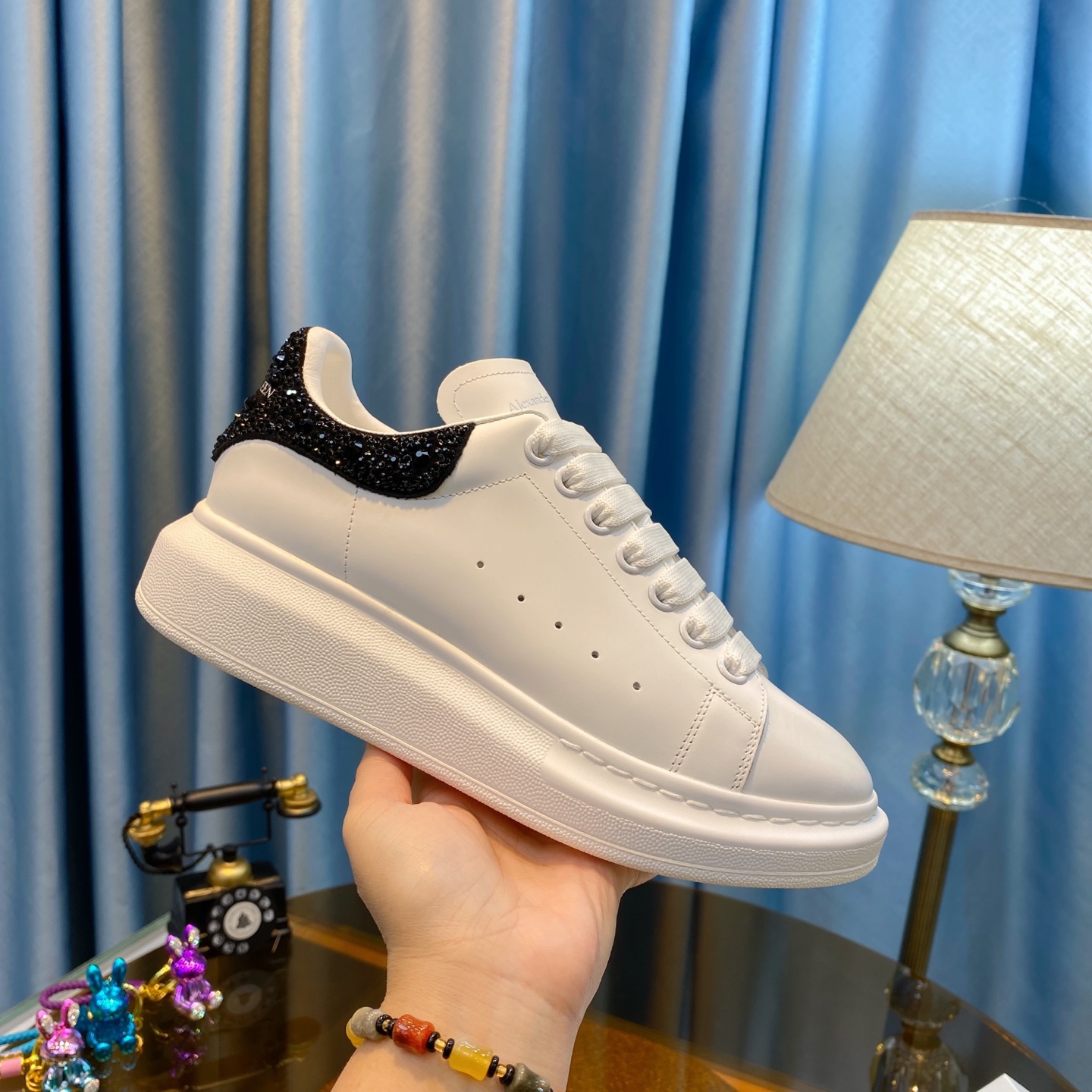 Alexander McQueen Oversized Sneaker White/Black